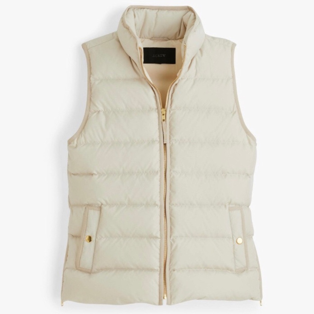 J Crew Ivory Vest